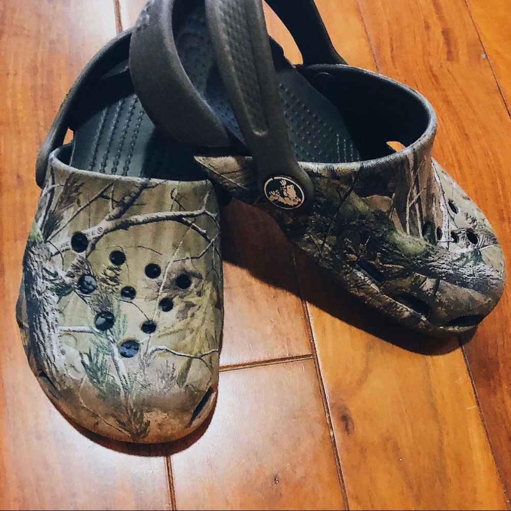 Boys Camo Crocs